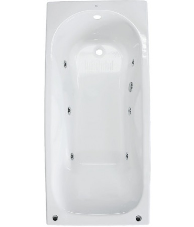 Ванна Roca Malibu 170x75 (без ручек) с гидромассажем